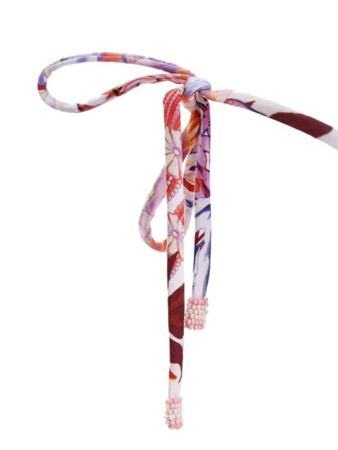 Agua By Agua Bendita Alegria floral-print bikini bottoms - Neutrals