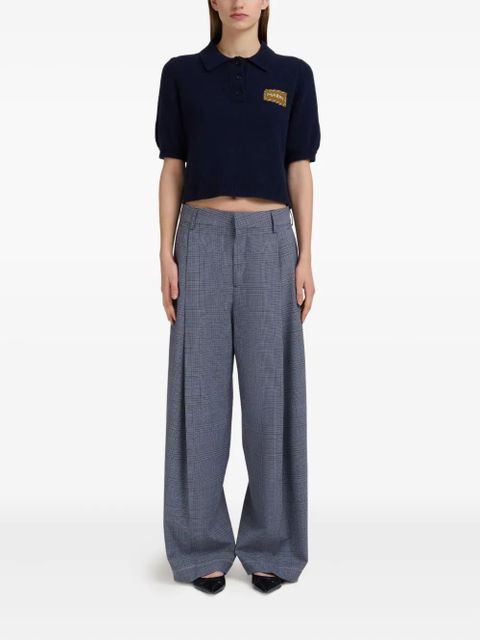 Marni Prince of Wales-check trousers - Neutrals