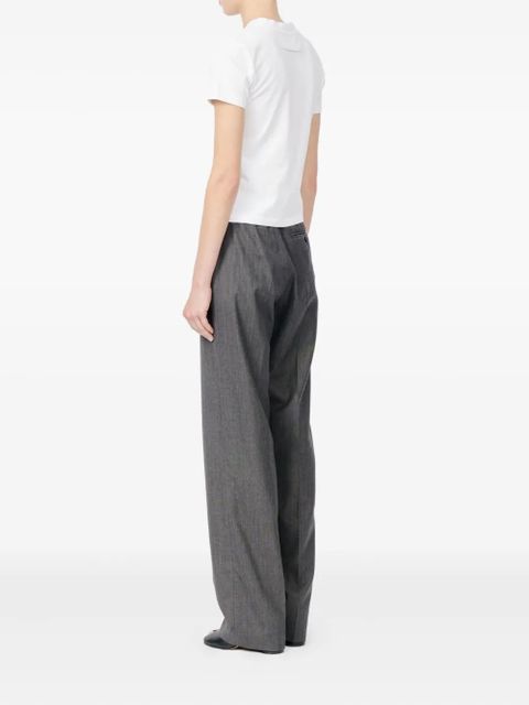 MM6 Maison Margiela crew-neck graphic T-shirt - White