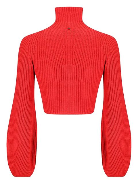 Sportmax ribbed-knit sweater - Red - zdjęcie produktu nr 2