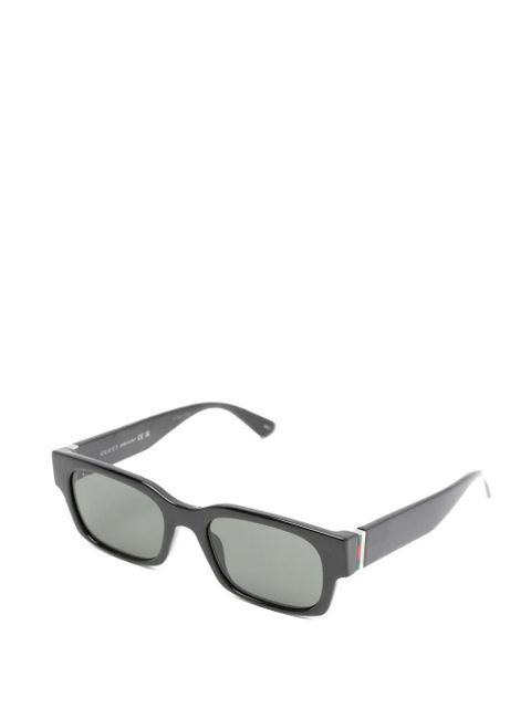 Gucci Eyewear rectangle-frame sunglasses - Black - zdjęcie produktu nr 2