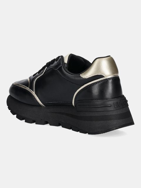 Liu Jo sneakersy skórzane AMAZING 25 damskie kolor czarny BF5049PX026S1189 - zdjęcie produktu nr 2