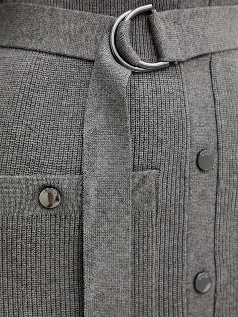 Liu Jo sukienka kolor szary mini prosta MF5371 MS99E