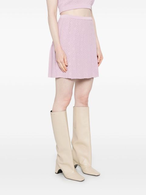 Givenchy pleated mini skirt - Pink
