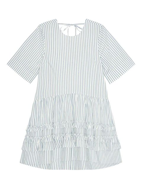 GANNI striped dress - White - zdjęcie produktu nr 1