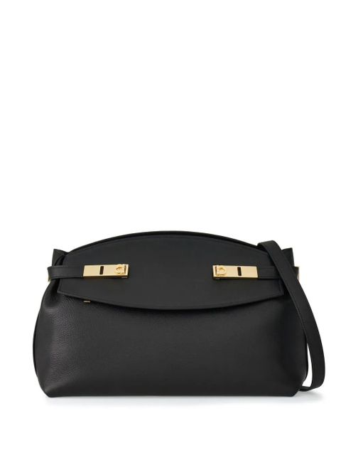 Ferragamo large pouch leather bag - Black - zdjęcie produktu nr 1