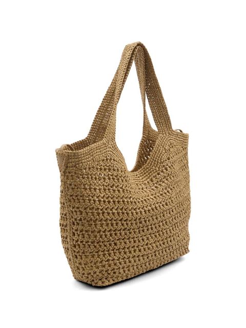 Tod's crochet raffia shopping bag - Neutrals - zdjęcie produktu nr 2