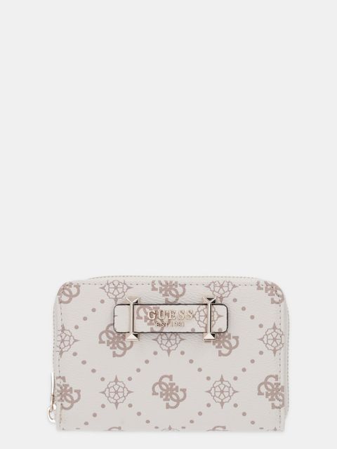 Guess portfel SILIA damski kolor beżowy SWGP98 90140 - zdjęcie produktu nr 1