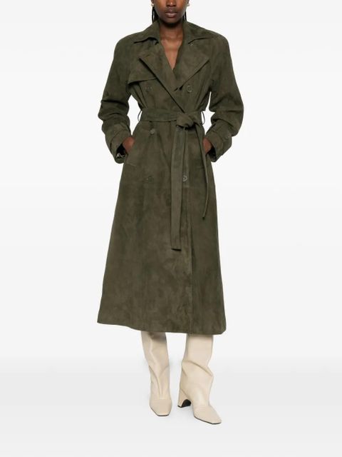 ducie Corrin double-breasted trench coat - Green - zdjęcie produktu nr 2