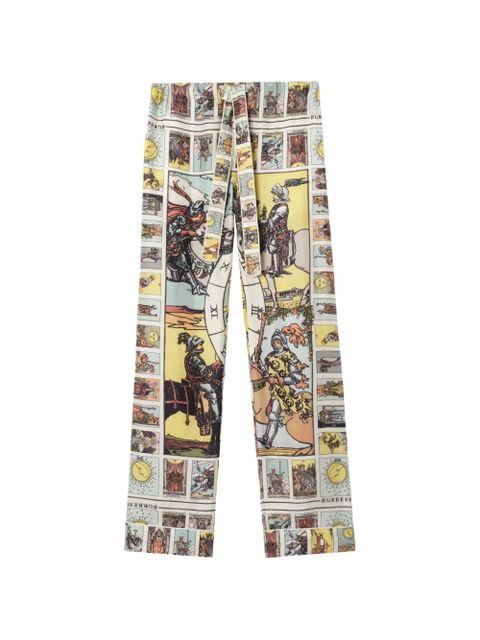 Burberry Tarot silk pyjama trousers - Yellow - zdjęcie produktu nr 1