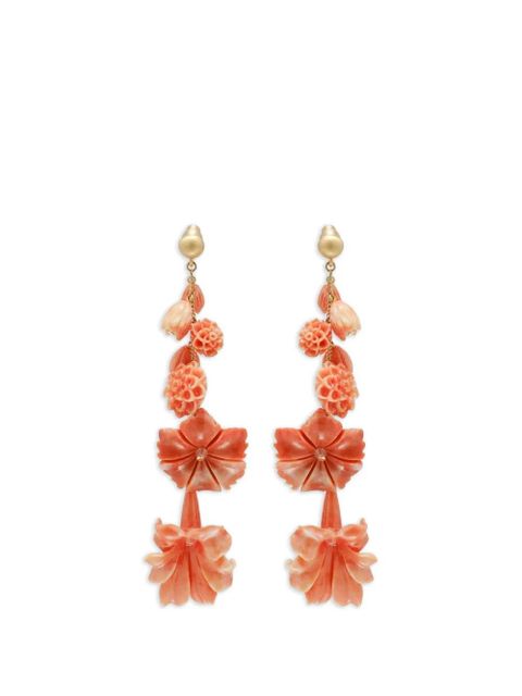 Cult Gaia Giana flower-drop earrings - Gold - zdjęcie produktu nr 2
