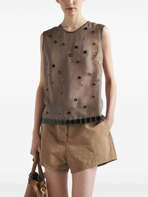 Prada panama shorts - Brown - zdjęcie produktu nr 2