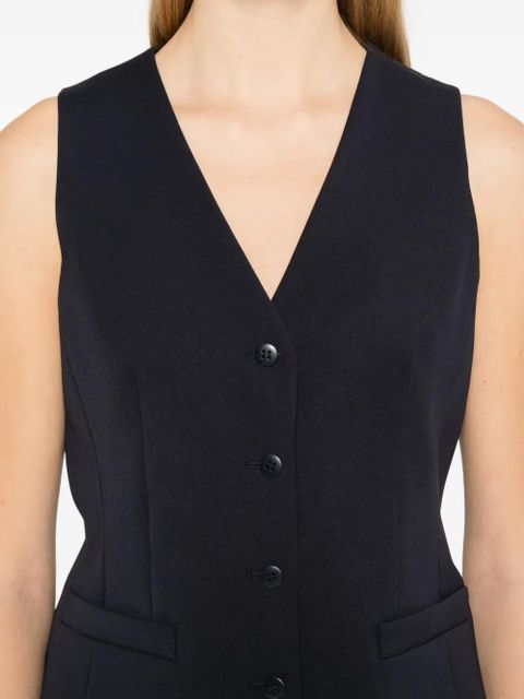 Max Mara buttoned V-neck gilet - Blue