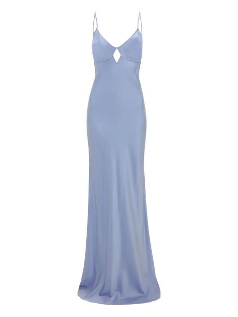 Victoria Beckham cut-out cami-straps dress - Blue - zdjęcie produktu nr 1