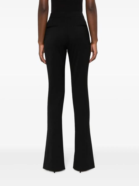 Off-White split-hem straight-leg trousers - Black