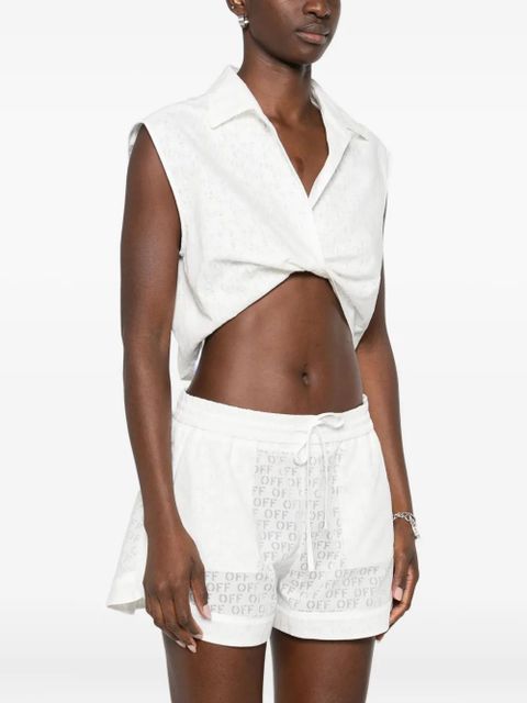 Off-White v-neck tank top