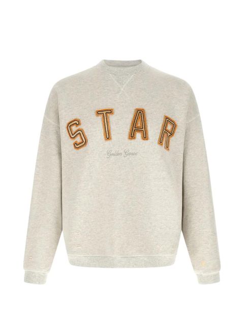 Golden Goose letters-patch sweatshirt - Neutrals - zdjęcie produktu nr 1