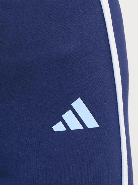 adidas legginsy W CB Color Pop damskie kolor granatowy wzorzyste JD5568