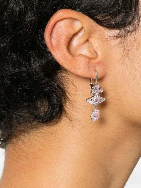Vivienne Westwood Masha embellished earrings - Pink - zdjęcie produktu nr 2