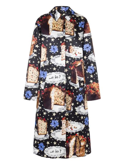 Moschino star-print coat - Black - zdjęcie produktu nr 1