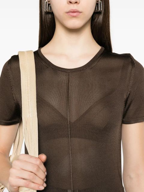 LEMAIRE knitted maxi dress - Brown