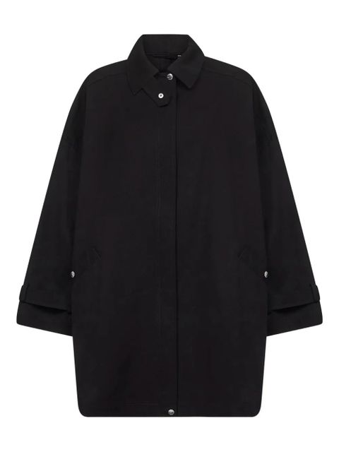 TOTEME organic cotton coat - Black - zdjęcie produktu nr 1