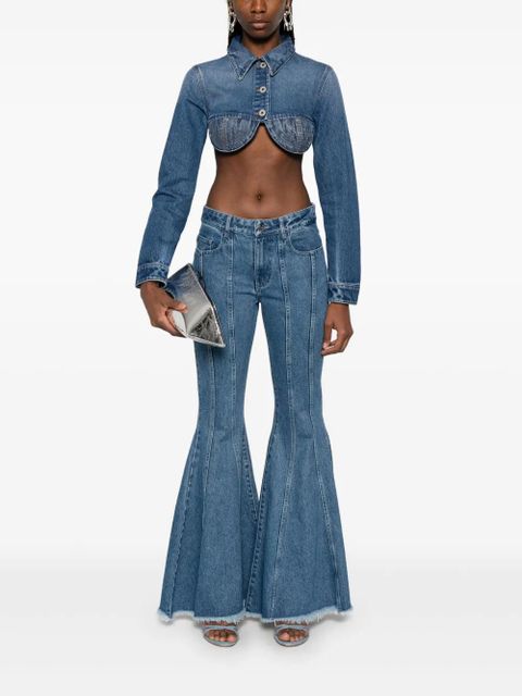 Jean Paul Gaultier Conical cropped jacket - Blue - zdjęcie produktu nr 2