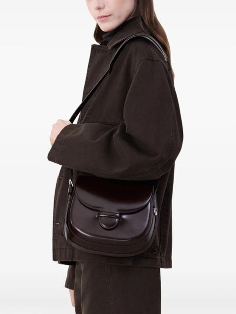 LEMAIRE Cartridge leather crossbody bag - Brown - zdjęcie produktu nr 2