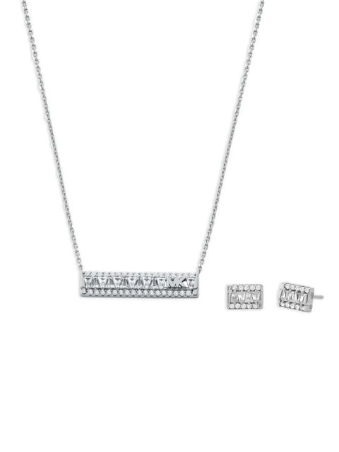 Michael Kors rectangular jewellery set - Silver - zdjęcie produktu nr 1