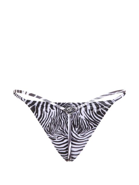 Blumarine animal-print bikini buttom - White - zdjęcie produktu nr 2