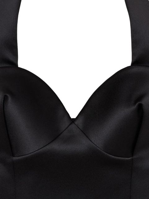 Marc Jacobs sculpted halter-neck top - Black