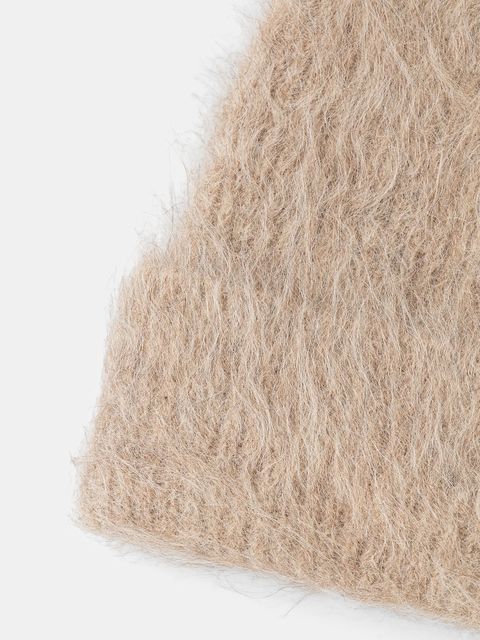 Answear.LAB czapka kaszmirowa kolor beżowy