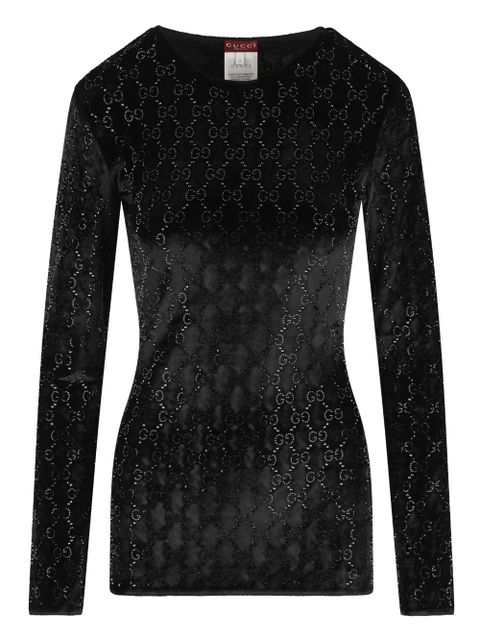 Gucci GG-pattern top - Black - zdjęcie produktu nr 1