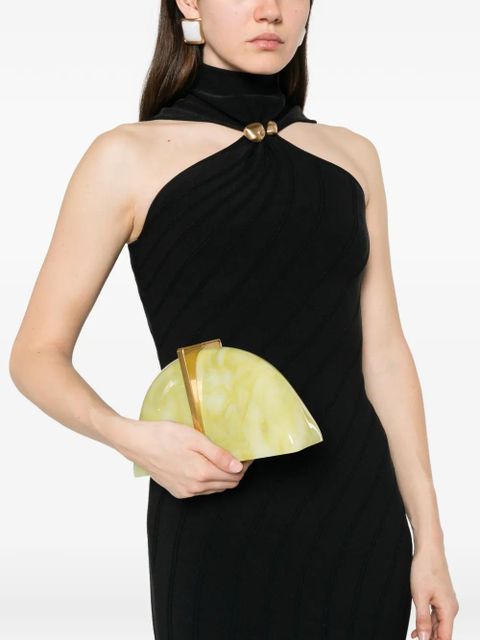 Cult Gaia Laguna marbled clutch bag - Green - zdjęcie produktu nr 2