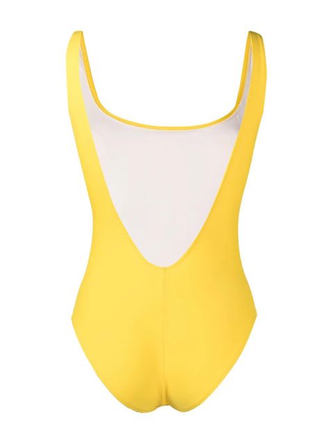 Moschino logo-print swimsuit - Yellow - zdjęcie produktu nr 2
