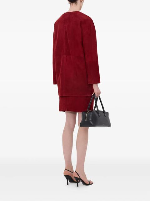 LouLou de Saison Waren single-breasted suede coat - Red - zdjęcie produktu nr 2