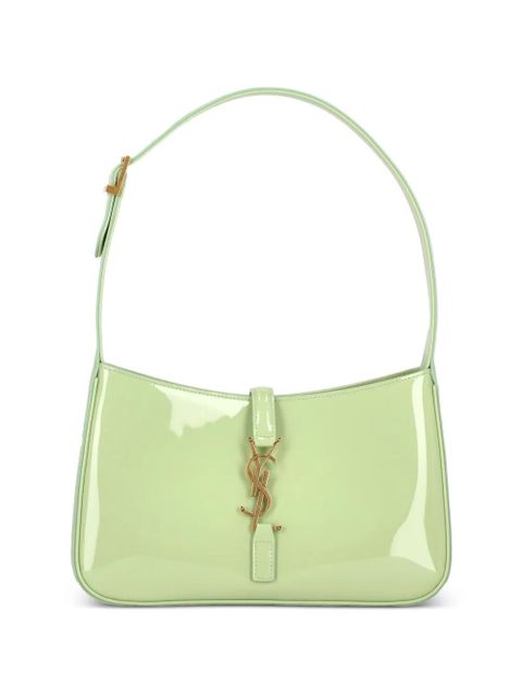 Saint Laurent Le 5 à 7 leather shoulder bag - Green - zdjęcie produktu nr 1