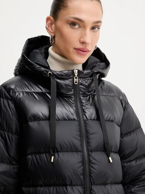 Liu Jo kurtka kolor czarny przejściowa TF5003.T9804