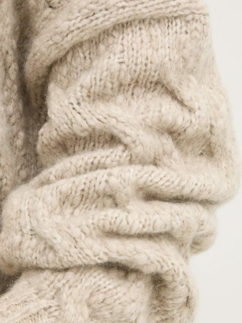 Drykorn sweter wełniany damski kolor beżowy ciepły 423093 88539