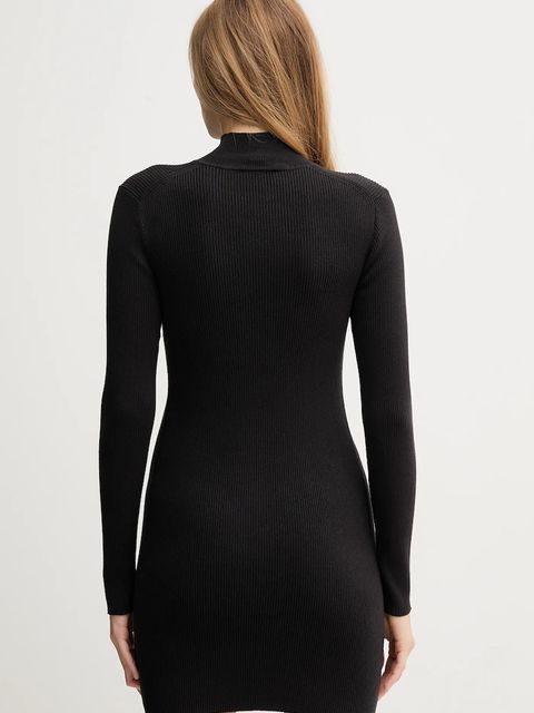 Calvin Klein Jeans sukienka kolor czarny mini dopasowana LV047D308G - zdjęcie produktu nr 2