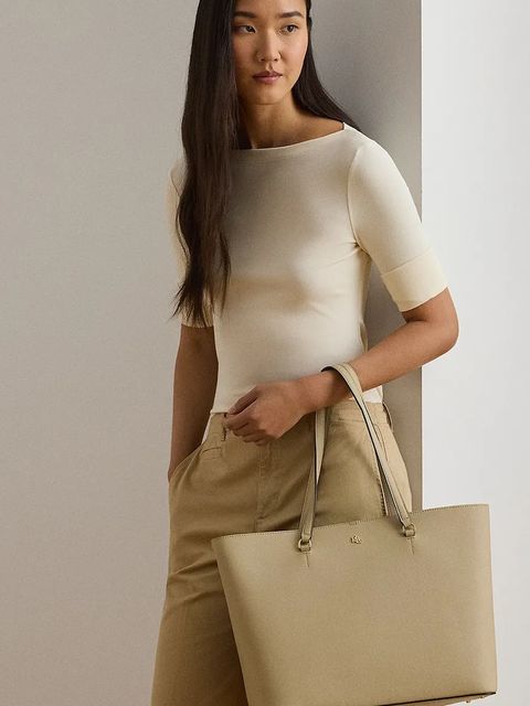 Lauren Ralph Lauren torebka skórzana