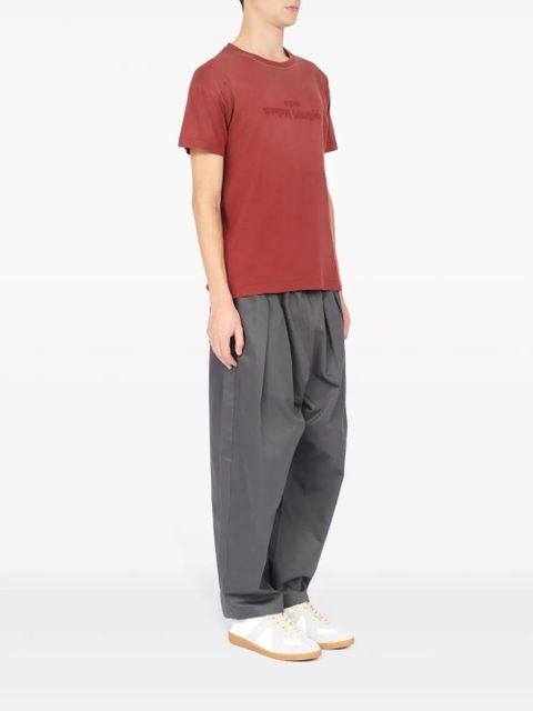 Maison Margiela logo-print cotton T-shirt - Red