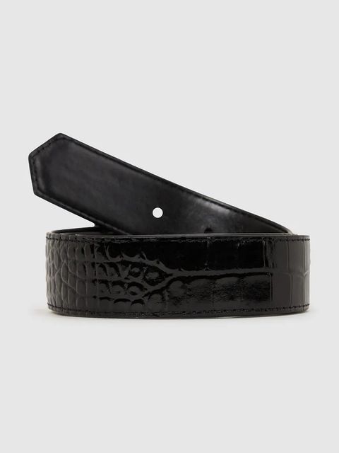 Karl Lagerfeld pasek skórzany dwustronny K/AUTOGRAPH - zdjęcie produktu nr 1