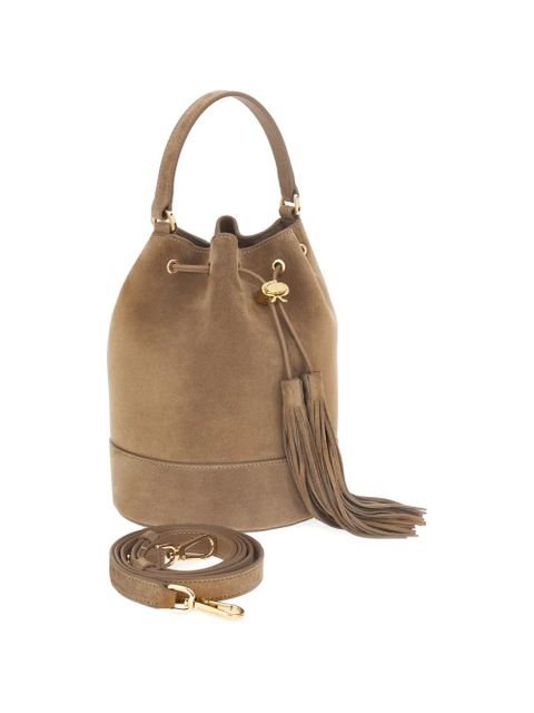 Gianvito Rossi Sienna tassel-detail bucket bag - Neutrals