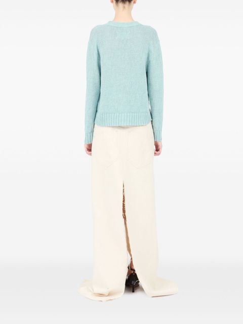 Maison Margiela hemp cardigan - Blue