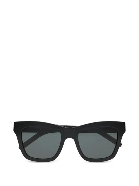 Saint Laurent Eyewear SL M156 square-frame sunglasses - Black - zdjęcie produktu nr 1