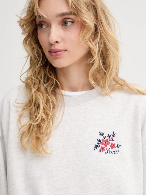 Levi's bluza damska kolor szary melanżowa A8800