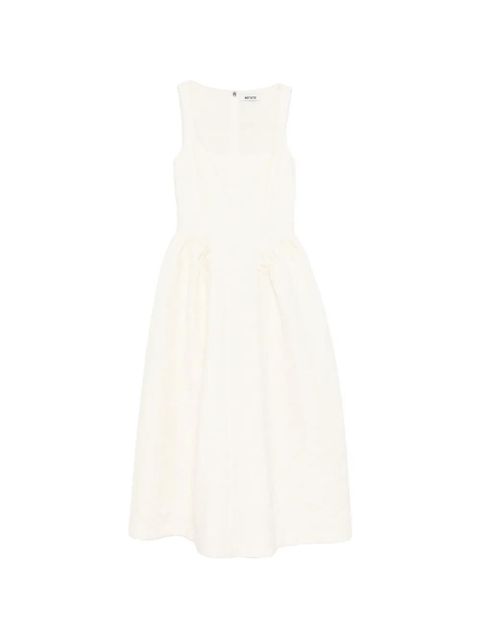 ROTATE BIRGER CHRISTENSEN square-neck midi dress - Neutrals - zdjęcie produktu nr 1