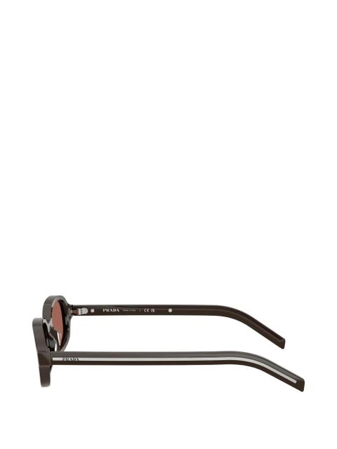 Prada Eyewear rectangle-frame sunglasses - Brown