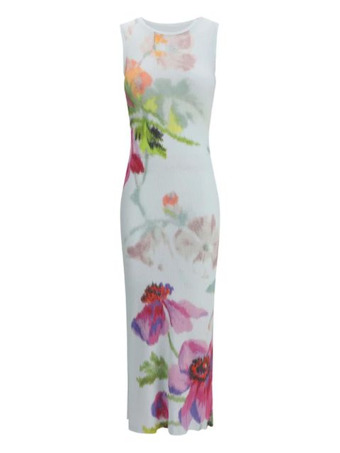 LOEWE floral-print dress - White - zdjęcie produktu nr 1